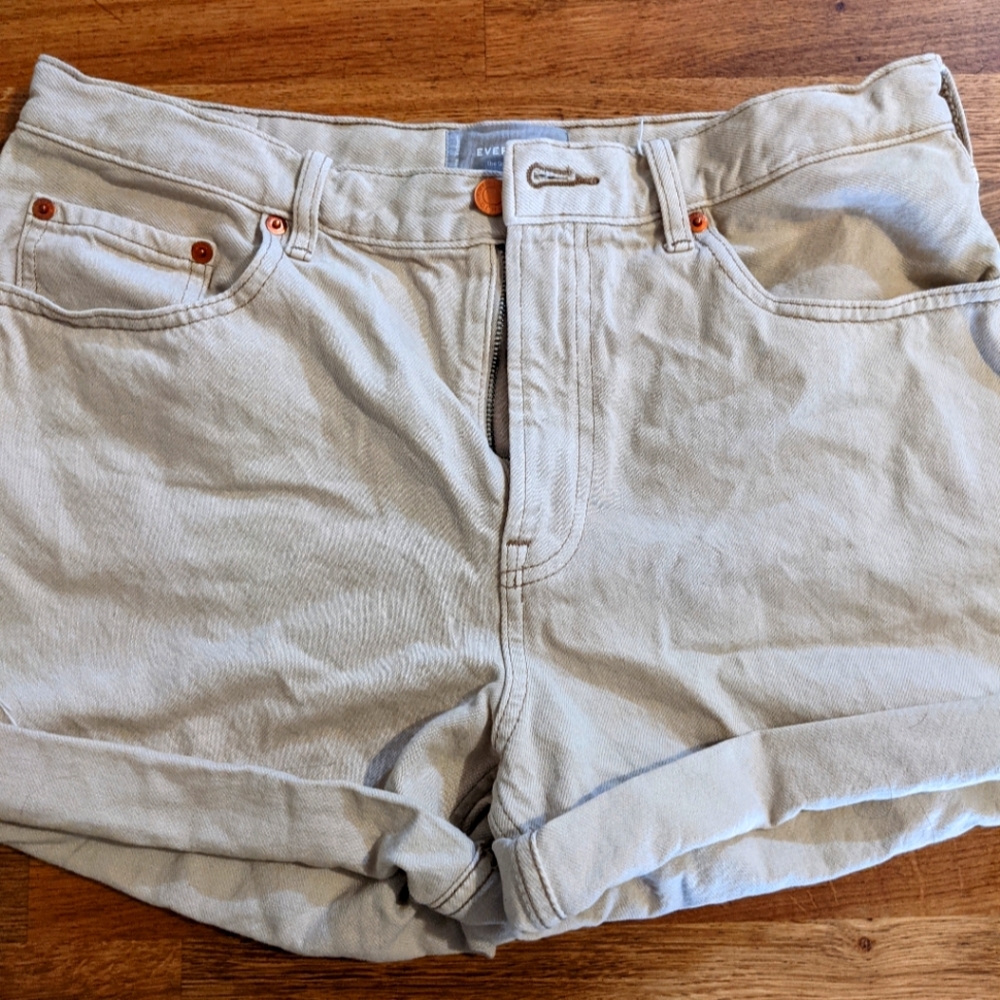 EUC Tan Everlane Shorts